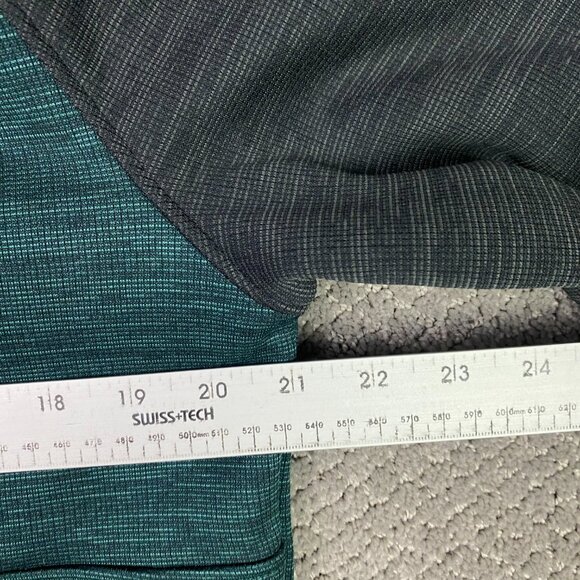 Spyder Encore 1/2 Zip Jacket Sweater Men's Medium Green Black Half 1/4 Zip - Picture 9 of 10